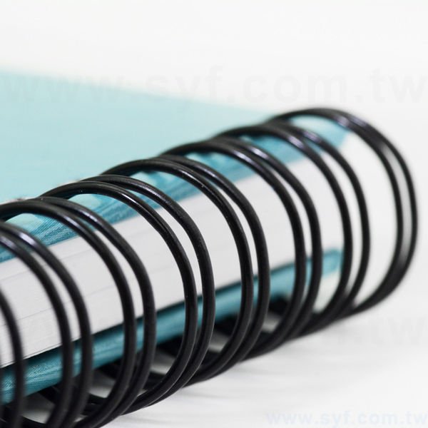 個性環裝筆記本-彩色封面黑線圈記事本-可訂製內頁及客製化加印LOGO